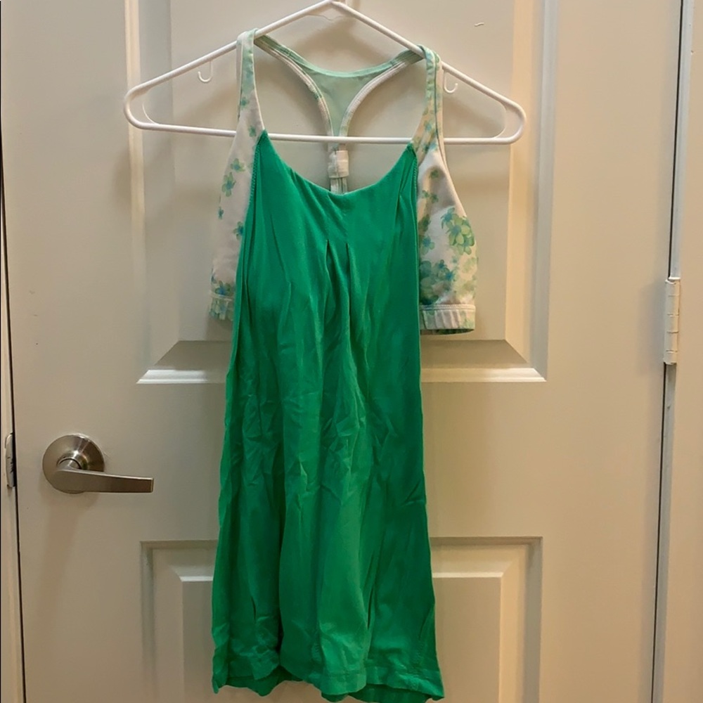 Lululemon Tank with built in sports bra